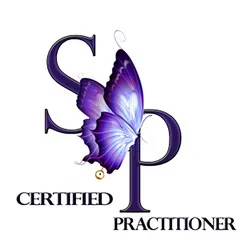 Simpson Protocol - Zertifizierte Therapeutin in Deutschland & international Birgit Alaya Brinkpeter weiß lila Logo: Simpson Protocol - Zertifizierte Therapeuten